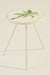 Palem Table - white / Metal / 41L X 41W X 48H In Cms - Indoor Furniture