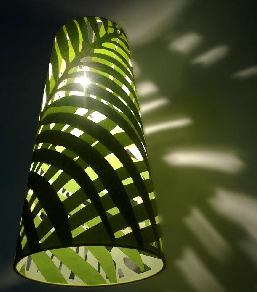 Palme Cone Green Hanging Lamp