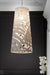 Palme Cone Hanging Lamp - L:6’’ W:9’’ H: 20’’ / White / Mild Steel and Poplin - Lighting