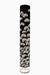 Paloma Floor Lamp - Dia: 8’’ H: 52’’ / Black and White / Mild Steel and Satin - Lighting