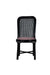 Panso Bamboo Chair - Black / Bamboo and Fabric: Cotton / D: 19’’ H: 39’’; Seat Height: 18’’ - Furniture