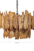 Pantai Pendant Lamp 9 - Teak Wood / L:65 x B:65 x H:50 In cm - Lighting