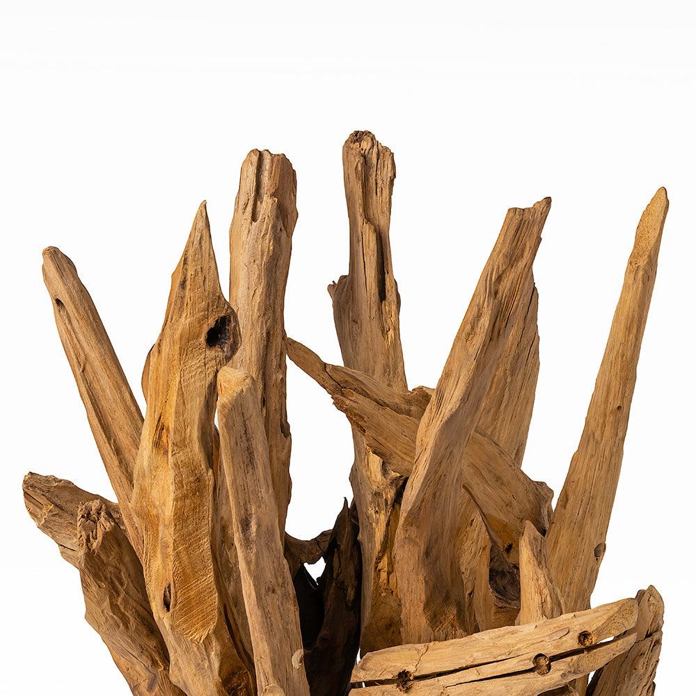 Pantai Table Lamp 2 - Drift Wood / L:38 x B:38 x H:60 In cm - Lighting