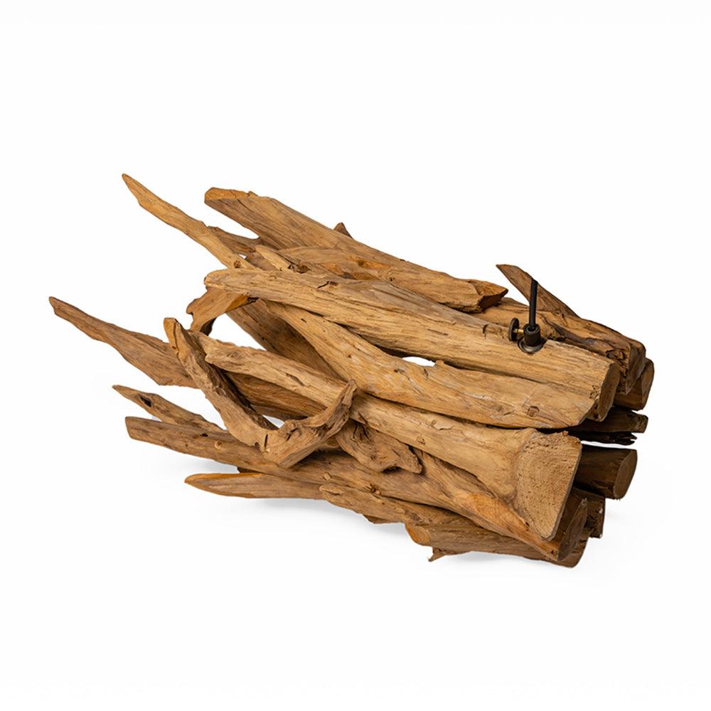 Pantai Table Lamp 2 - Drift Wood / L:38 x B:38 x H:60 In cm - Lighting