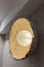 Papier-m√¢ch√© Manor Wall Sconce - Off white / Diameter - 16’’, Height - 8’’ / Papier-m√¢ch√© - Lighting