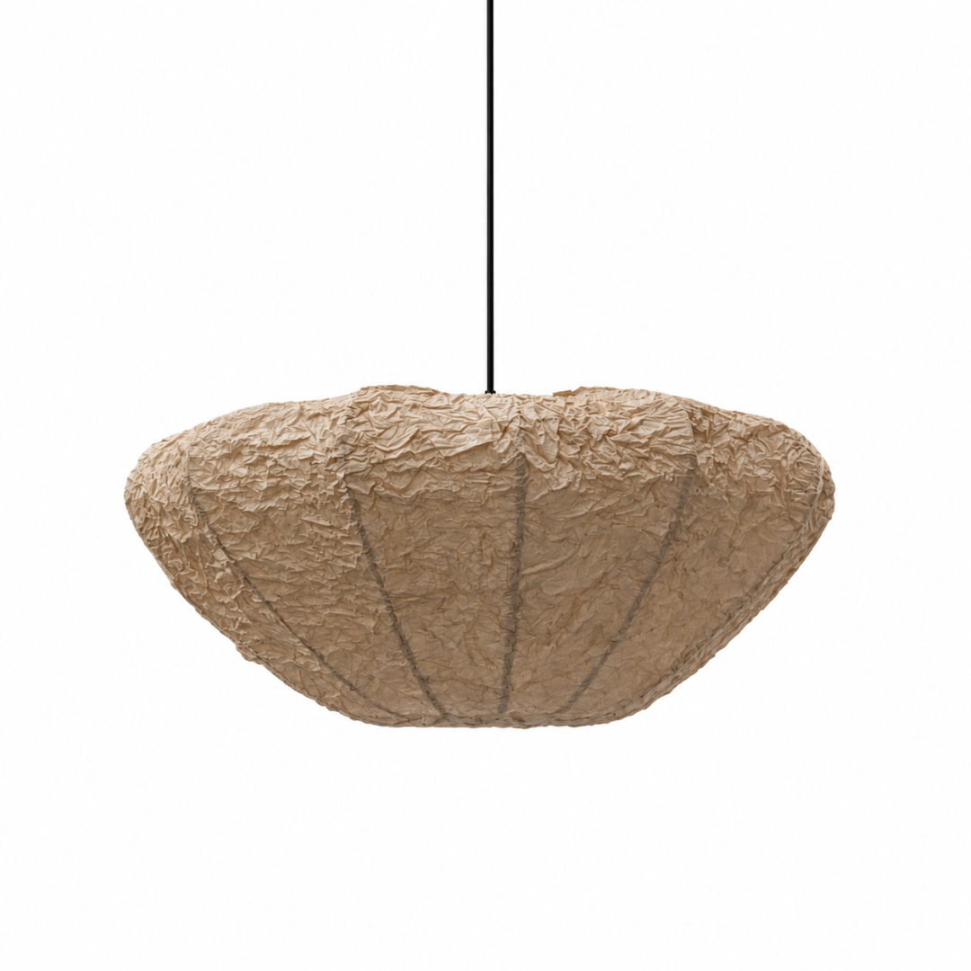 Papyrus Aurora Pendant Lamp - Natural / Banana Fiber paper - Lighting
