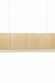 Papyrus Capsule Pendant Lamp - H: 13’’ W: 51’’ / Banana Fiber paper - Lighting