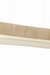 Papyrus Capsule Pendant Lamp - H: 13’’ W: 51’’ / Banana Fiber paper - Lighting