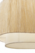 Papyrus Capsule Pendant Lamp - H: 13’’ W: 51’’ / Banana Fiber paper - Lighting