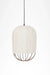 Papyrus Cluster of 3 Pendant Lamps - Banana Fiber paper / Cocoon: Dia: 9’’ H: 20’’ Bloom: Dia: 9’’ H: 15’’ Orb: Dia: