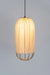 Papyrus Cluster of 3 Pendant Lamps - Banana Fiber paper / Cocoon: Dia: 9’’ H: 20’’ Bloom: Dia: 9’’ H: 15’’ Orb: Dia: