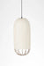 Papyrus Cluster of 3 Pendant Lamps - Banana Fiber paper / Cocoon: Dia: 9’’ H: 20’’ Bloom: Dia: 9’’ H: 15’’ Orb: Dia: