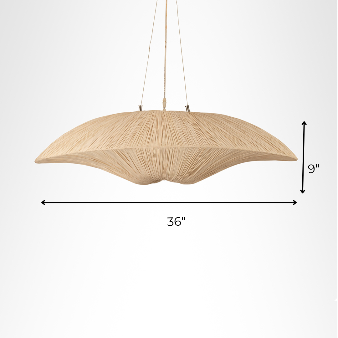 Papyrus Crescent Pendant Lamp - Lighting
