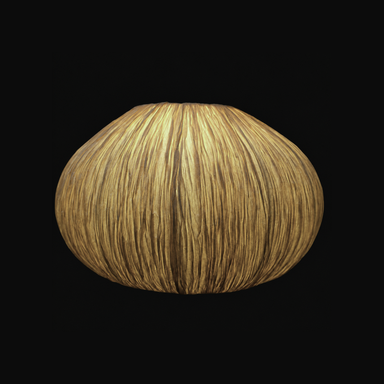 Papyrus Dome Wall Lamp - Banana Fiber paper / H: 8’’ W: 13’’ - Lighting