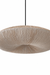 Papyrus Halo Pendant Lamp - Banana Fiber paper / Dia: 8’’ W: 36’’ - Lighting
