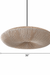 Papyrus Halo Pendant Lamp - Banana Fiber paper / Dia: 8’’ W: 36’’ - Lighting