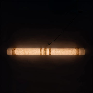Papyrus Tube Light Cover No. 4 - L: 52’’ H: 4’’ / Banana Fiber Paper - Lighting