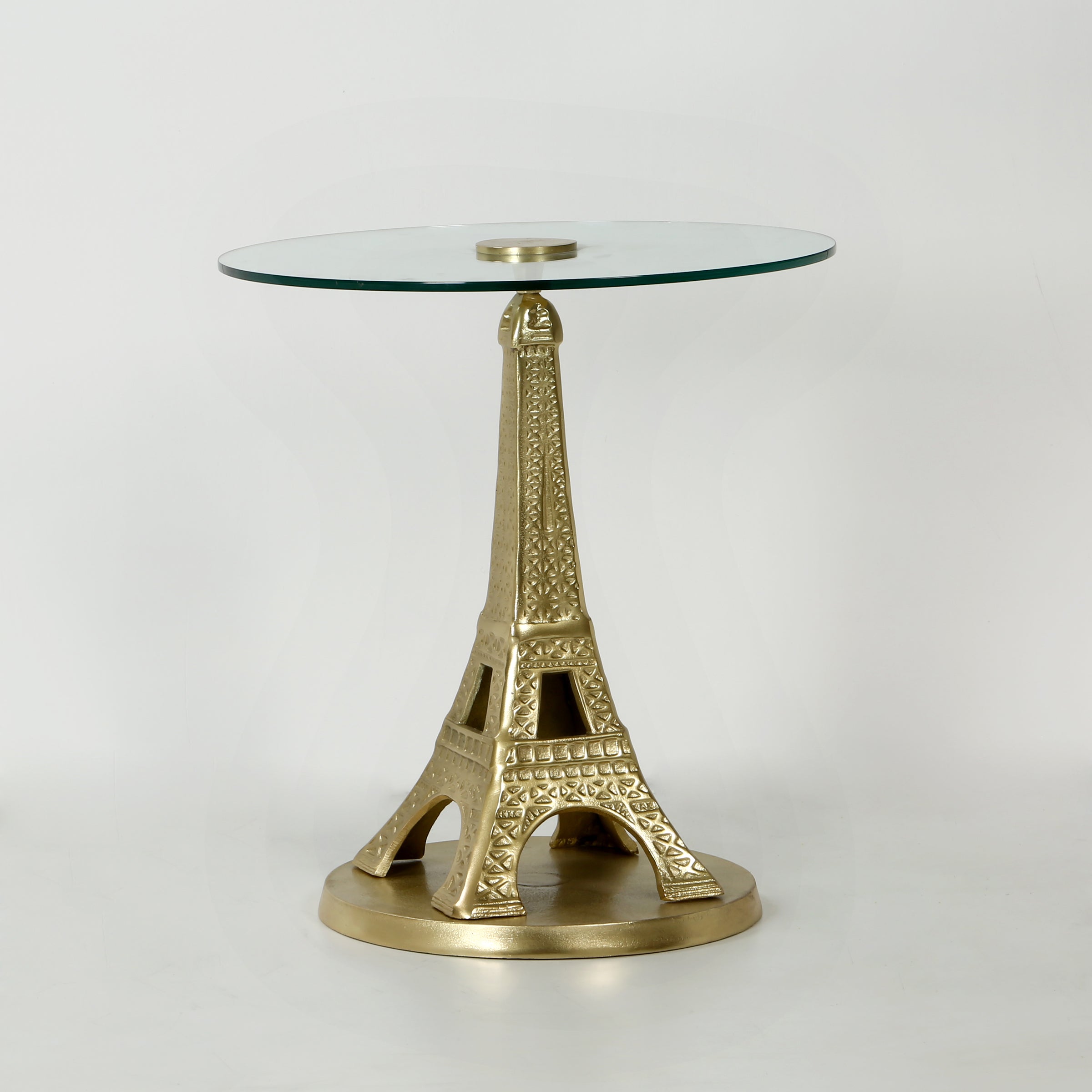 Paris Side Table - Gold / Aluminium / 19’’ x 19’’ x 21’’ - Indoor Furniture