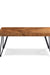 Parquetry Hairpin Coffee Table - Light Walnut / Mango Wood And MS / L:90 x D:45 x H:41 in cm - Indoor Furniture