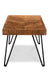 Parquetry Hairpin Coffee Table - Light Walnut / Mango Wood And MS / L:90 x D:45 x H:41 in cm - Indoor Furniture