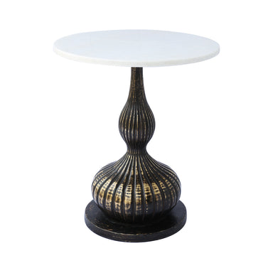 Peg Table - Antique Brass - Antique / Marble and brass - Indoor Furniture