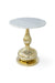Peg Table - Brass - Gold / Marble and brass - Indoor Furniture