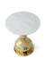 Peg Table - Brass - Gold / Marble and brass - Indoor Furniture