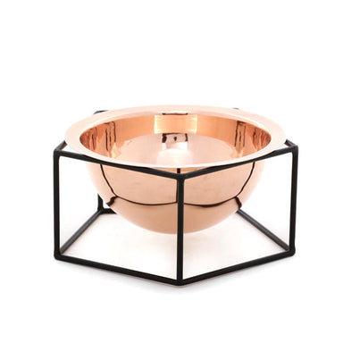 Penta Bowl - Small / Copper and Mild Steel - Decor