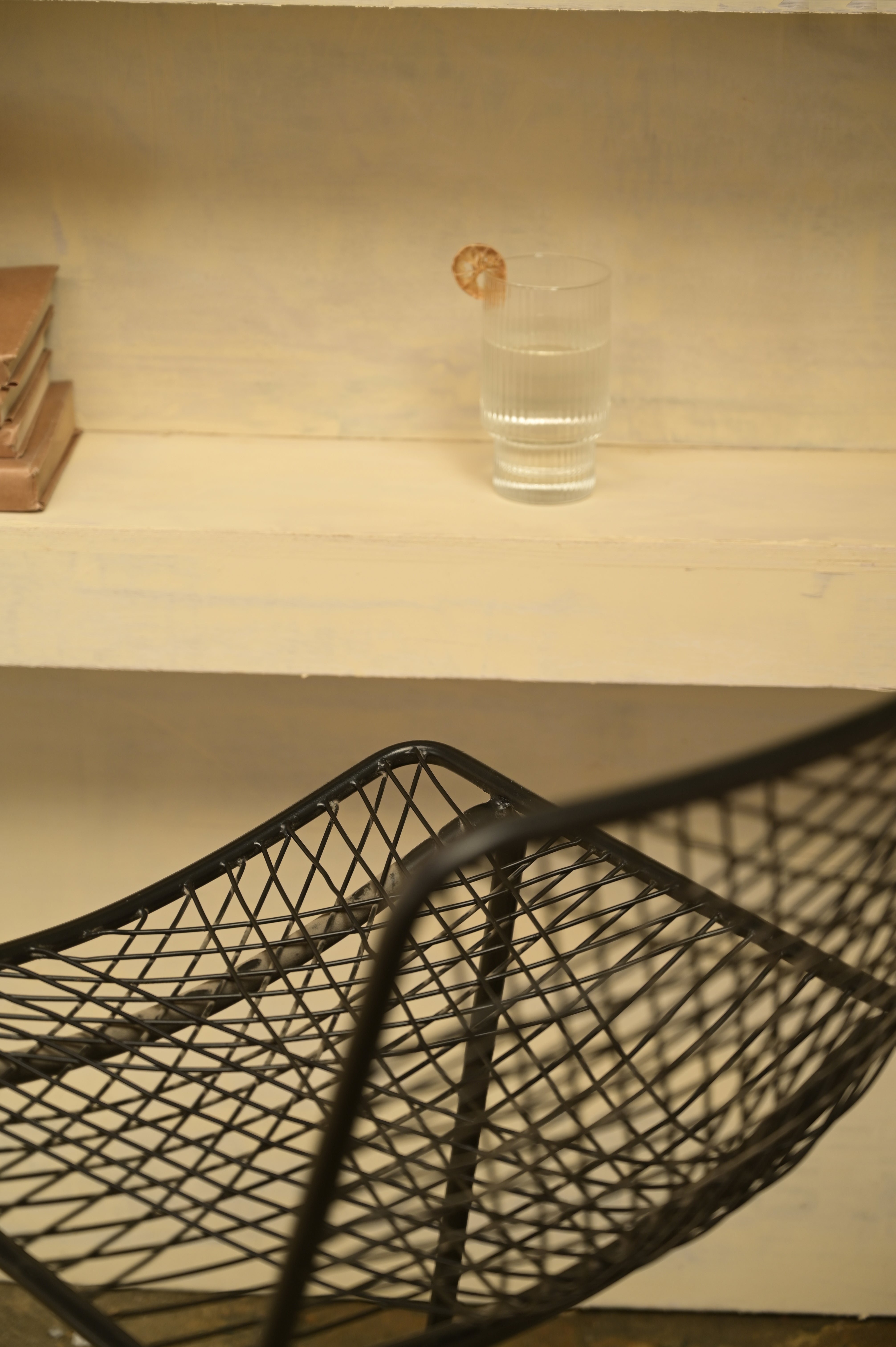Perch Bar Stool - L:19 x W:21 x H:36 In inches / Metal - Indoor Furniture