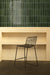 Perch Bar Stool - L:19 x W:21 x H:36 In inches / Metal - Indoor Furniture