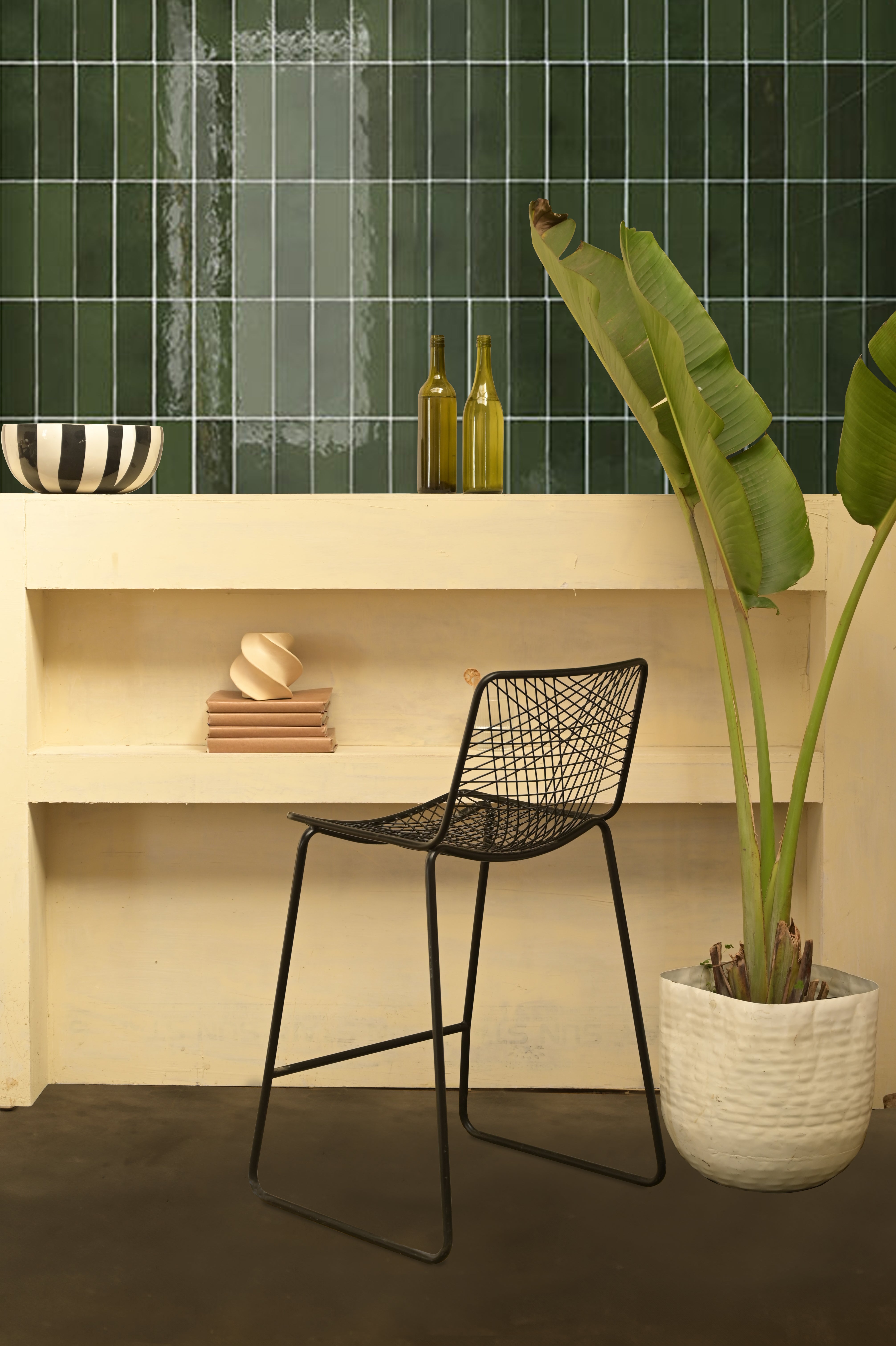 Perch Bar Stool - L:19 x W:21 x H:36 In inches / Metal - Indoor Furniture