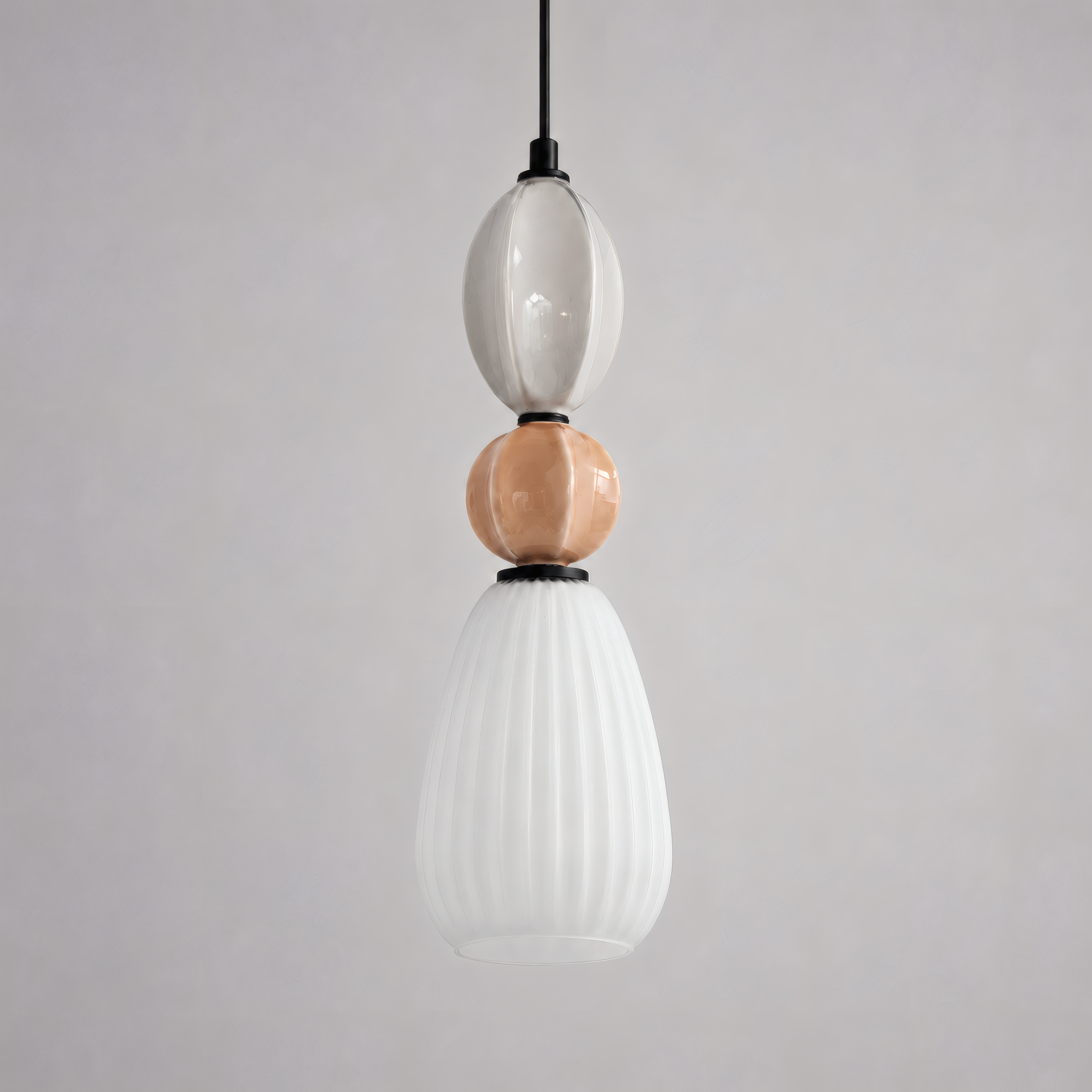 Perla Pendant Lamp - Ceramic & Glass - Lighting