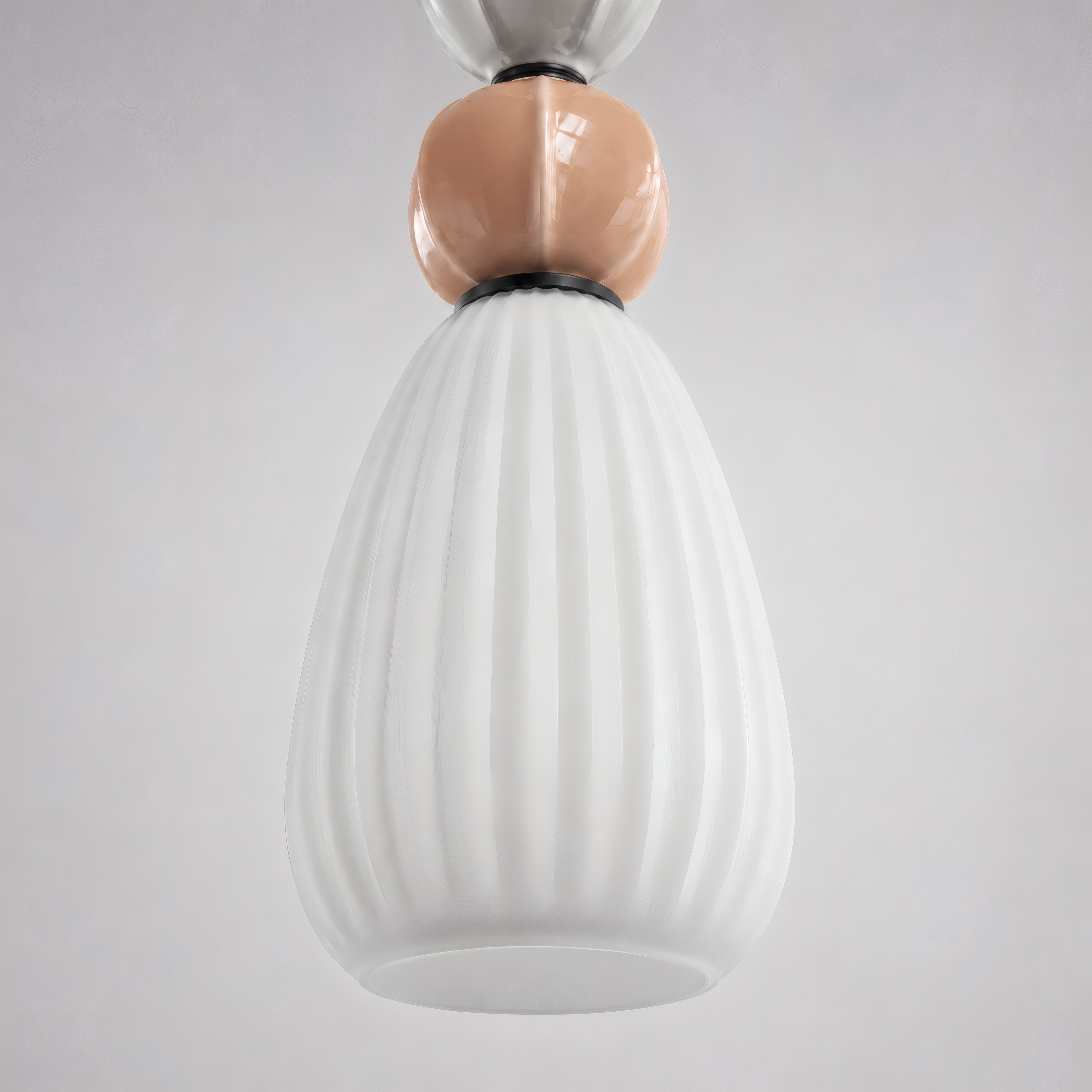 Perla Pendant Lamp - Ceramic & Glass - Lighting