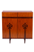 PETONA Storage Cabinet - Teak / Legs: Teakwood; Body of the Cabinet: Teak veneer and plywood; Shelves and Inner Space: