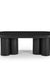 Petra Coffee Table - L: 129.54 x W: 58.42 x H: 38.10 cms / Mango Wood / Black - Indoor Furniture
