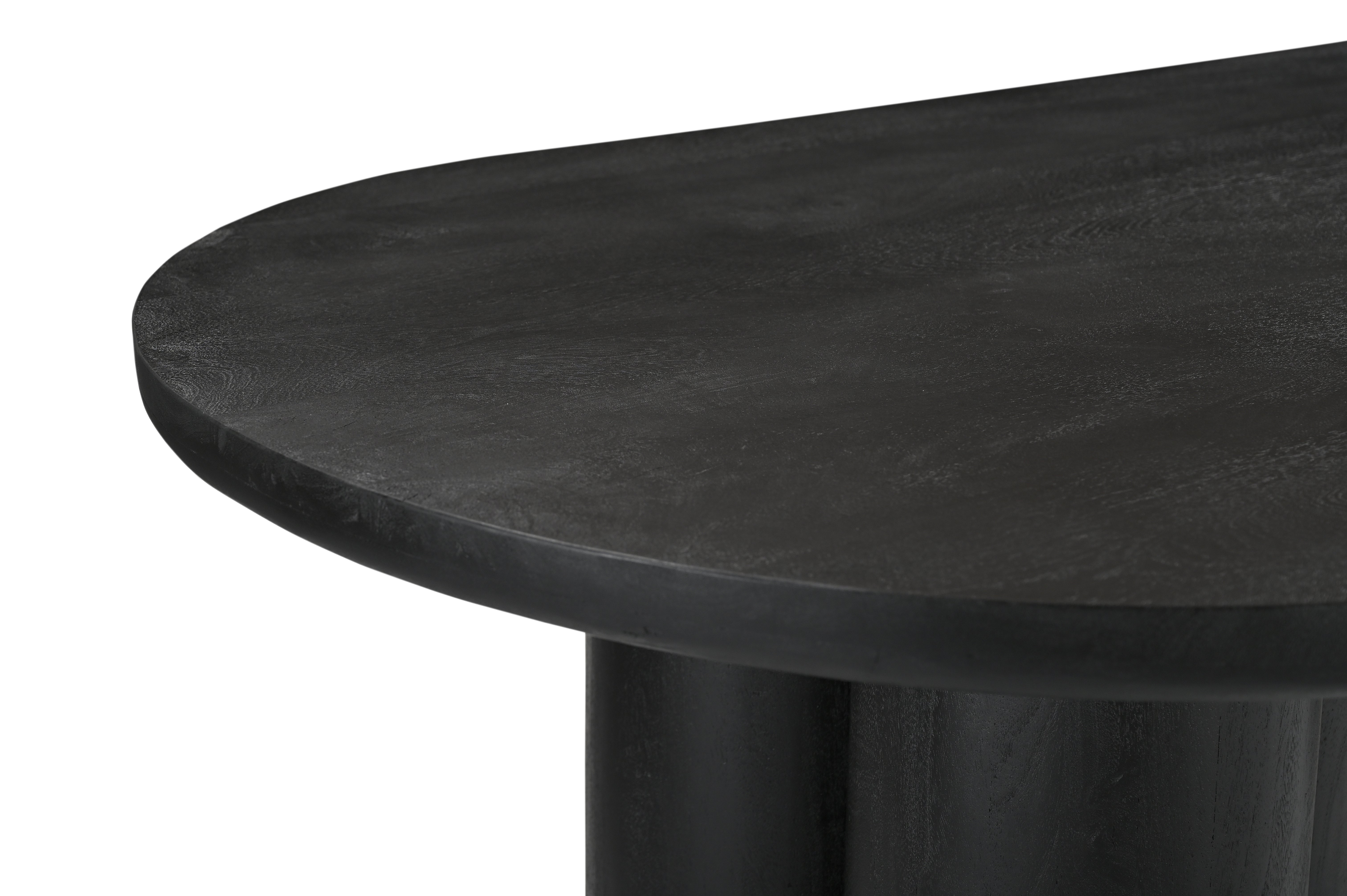 Petra Console Table - Black / Mango Wood / L: 149.86 x W: 35.56 x H: 76.20 cms - Indoor Furiture