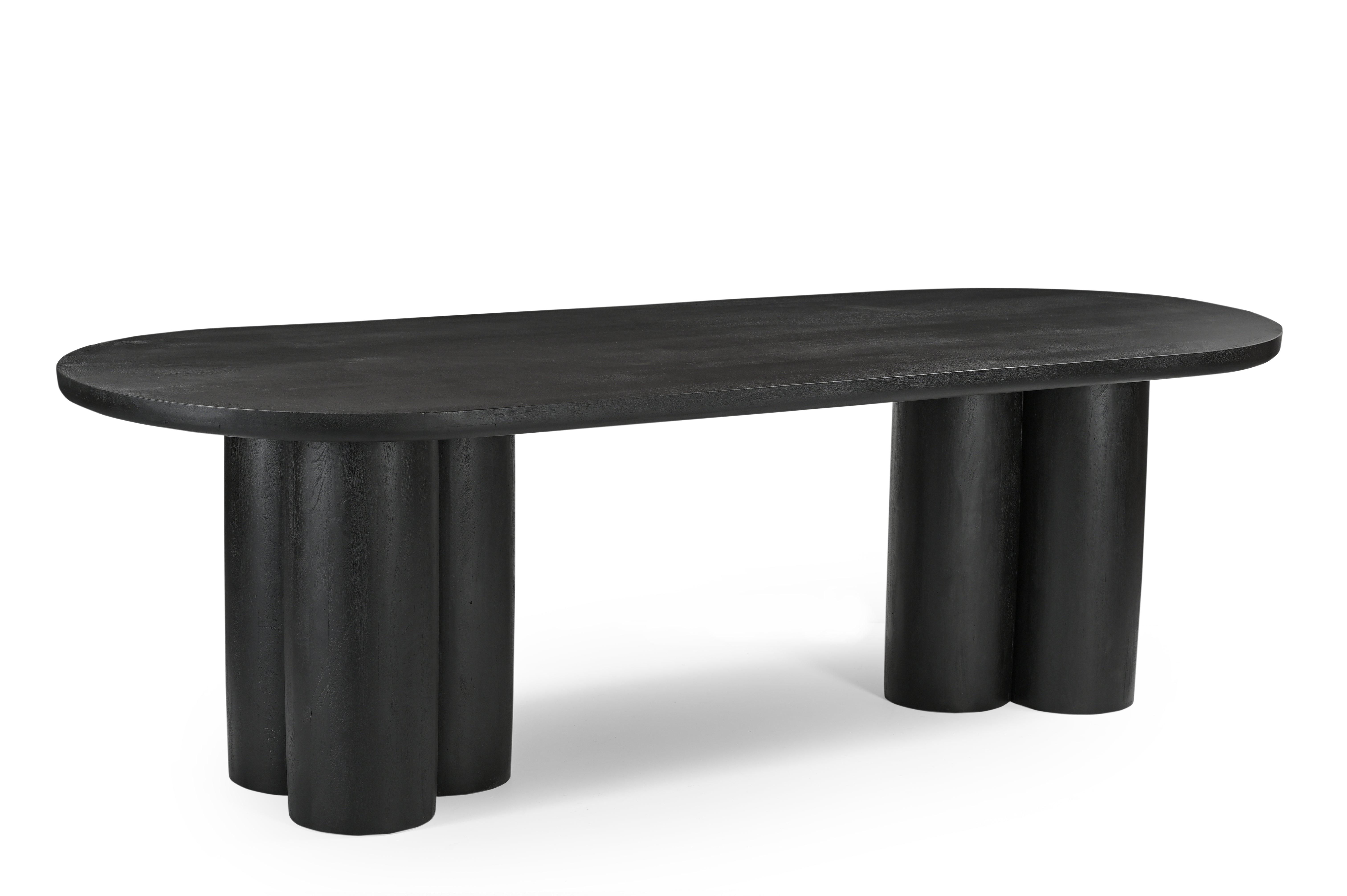 Petra Console Table - Black / Mango Wood / L: 149.86 x W: 35.56 x H: 76.20 cms - Indoor Furiture