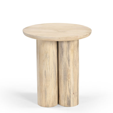 Petra Nesting Side Table - Natural / Mango Wood / Large: L: 48.26 x W: 48.26 x H: 48.26 cms - Indoor Furniture