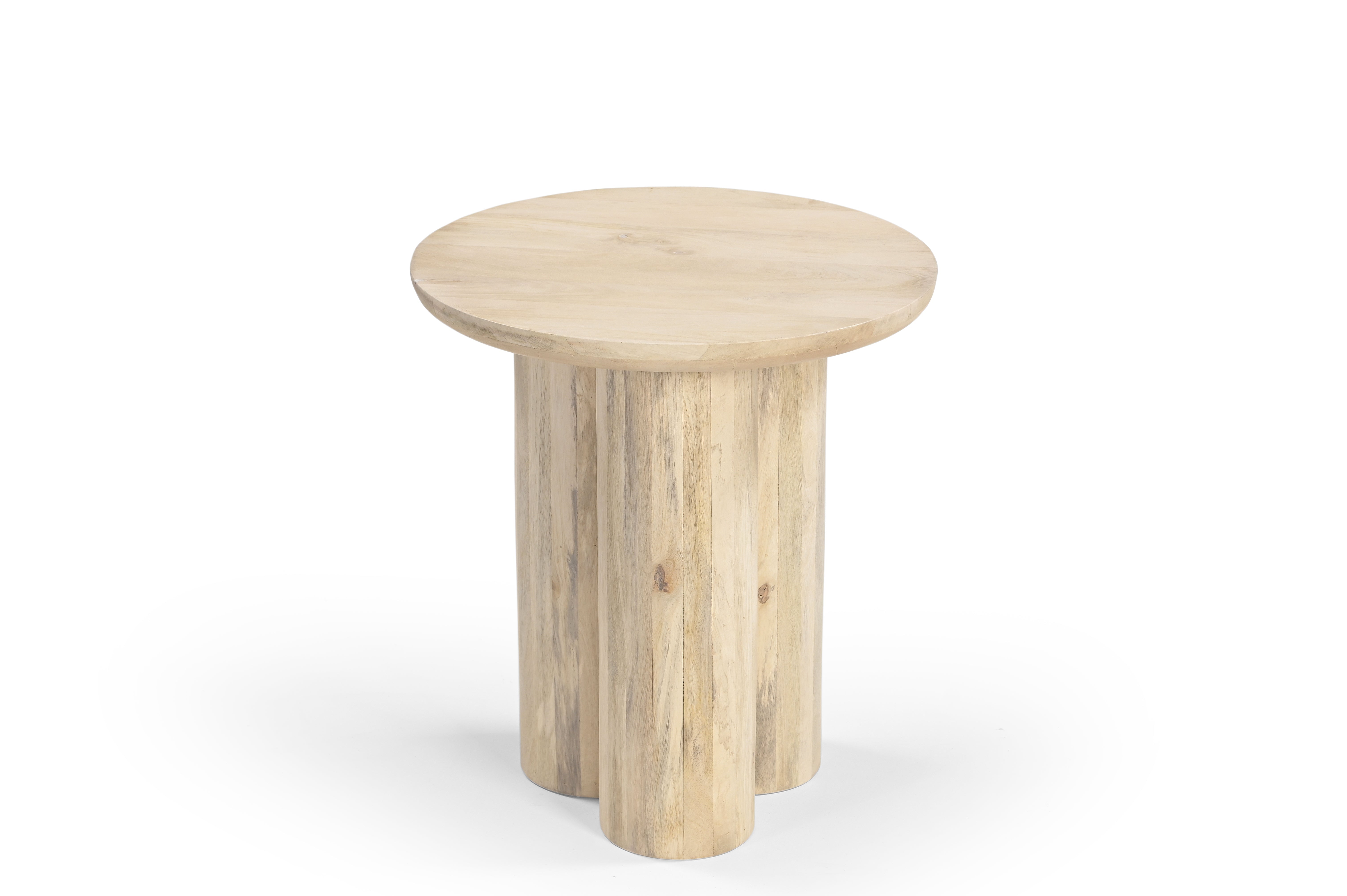 Petra Nesting Side Table - Natural / Mango Wood / Small: L: 38.10 x W: 38.10 x H: 38.10 cms - Indoor Furniture