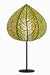 Physalis Table Lamp - DIa:15’’ H: 78’’ / Black and Green / Mild Steel and Poplin - Lighting
