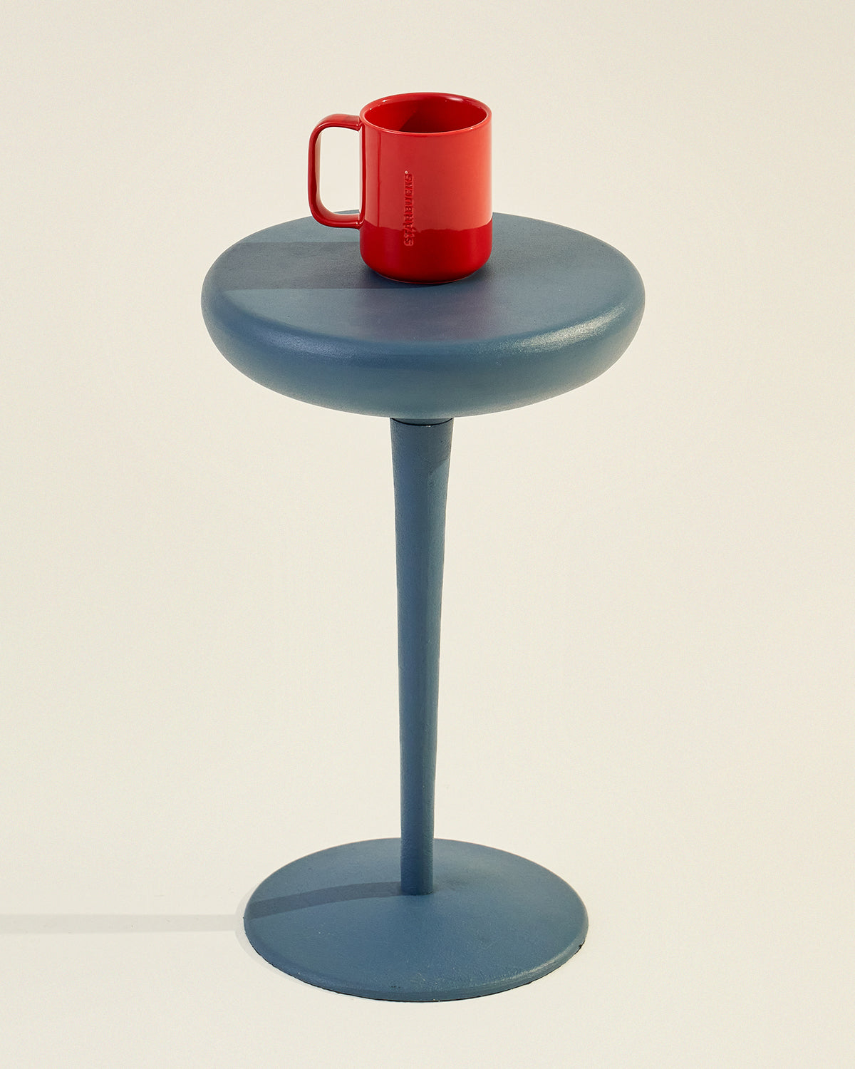 PIN - Queen Blue / Cast Aluminium / 35L X 35W X57H In Cms - Indoor Furniture