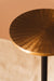 Pine Cone Chic Side Table - Black And Gold / 26 x W:26 x H:60 In Cms / Metal - Indoor Furniture