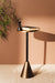 Pine Cone Chic Side Table - Black And Gold / 26 x W:26 x H:60 In Cms / Metal - Indoor Furniture