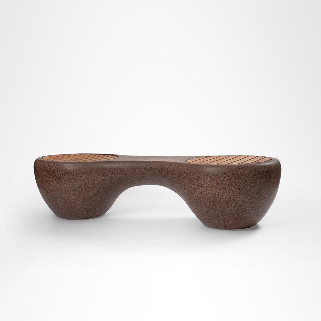 Pod Bench - W: 60’’ D: 24’’ H: 16’’ / Brown / FRP