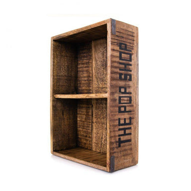 Pop Shop Wall Shelf - Walnut / Mango Wood / L:34.5 x D:15 x H:50 in cm - Indoor Furniture