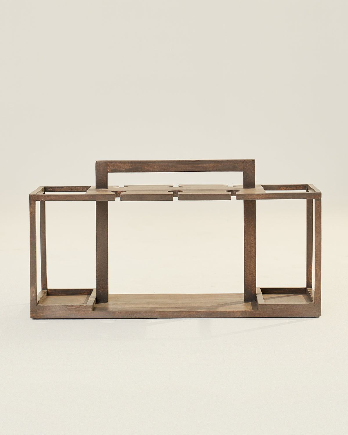 Portable Wine Cabinet - Distressed / Mango Wood / 60L X 23W X 30H In Cms - Indoor Furniture