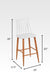 PP Bar Chair No. 23 Set Of 2 - Outdoor Furniture