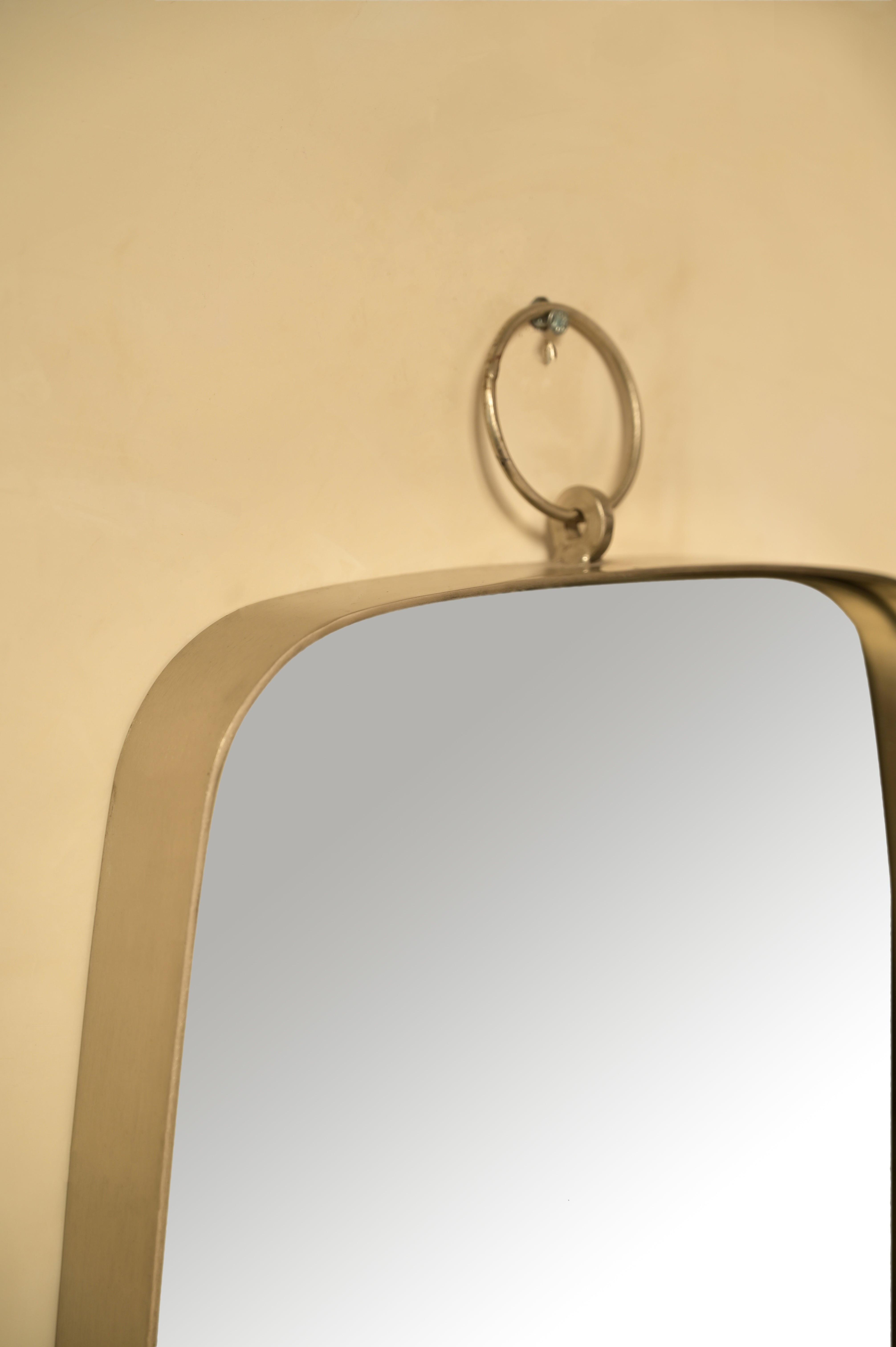 Prism Wall Mirror - L:14 x W:2 x H:31 In inches / Metal and Mirror - Décor