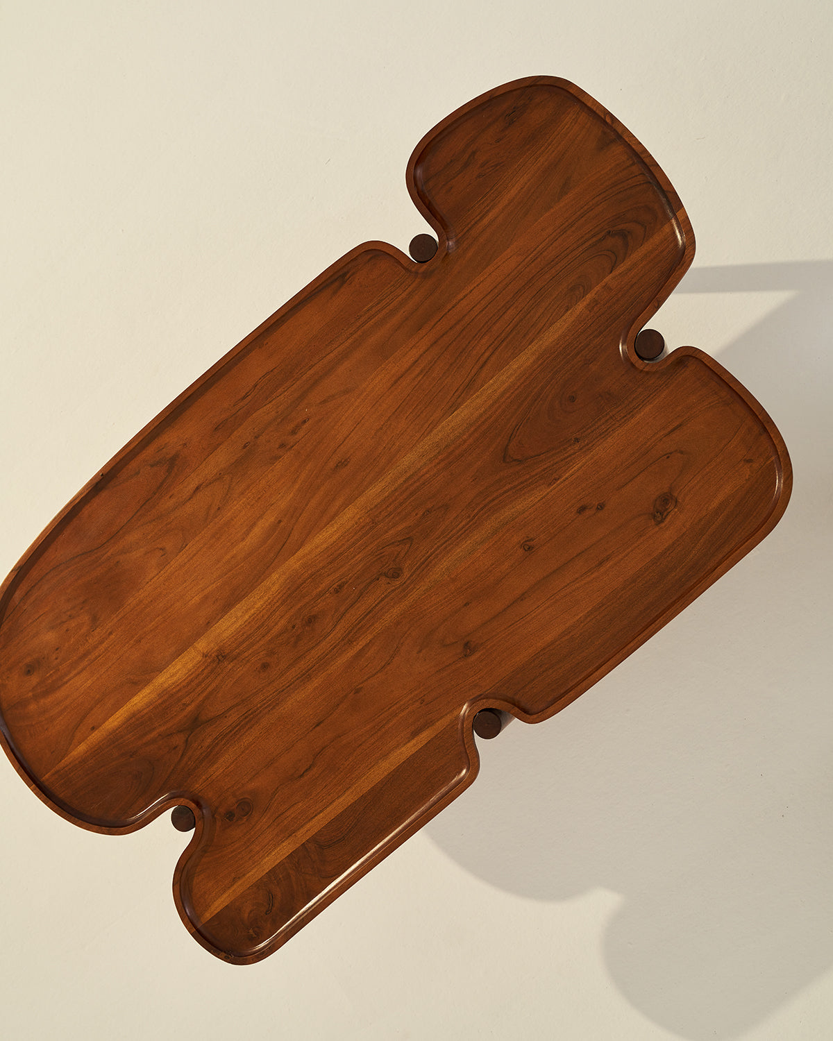 Puzzle - Set of 2 - Honey / Acacia Wood / Large:146L X 77W X 43H and Small:48L X 48W X 46H In Cms - Indoor Furniture