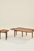 Puzzle - Set of 2 - Honey / Acacia Wood / Large:146L X 77W X 43H and Small:48L X 48W X 46H In Cms - Indoor Furniture